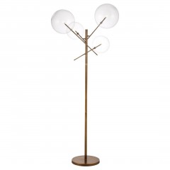 FLOOR LAMP 4 BALL GLASS 170 - FLOOR LAMPS